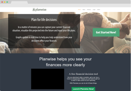 Planwise Website Screenshot